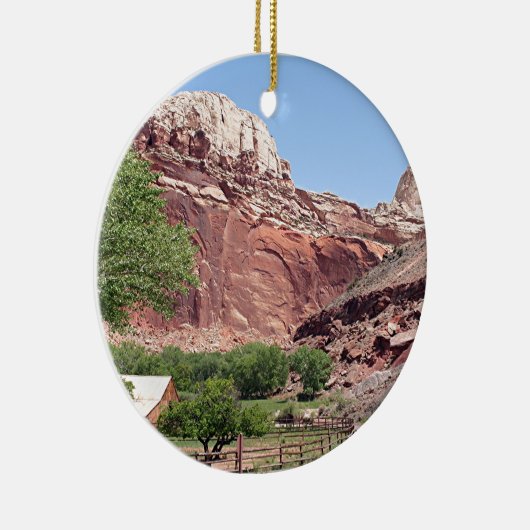 Fruita, Capitol Reef National Park, Utah, VS 4 Keramisch Ornament (Rechts)