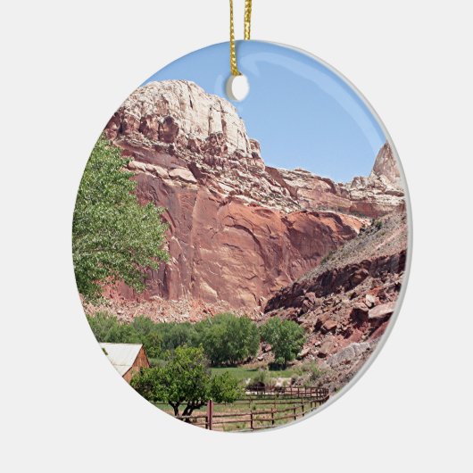 Fruita, Capitol Reef National Park, Utah, VS 4 Keramisch Ornament (Links)