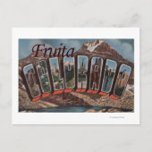 Fruita, Colorado - grote letterscènes Briefkaart (Voorkant)