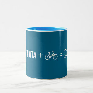 Fruita Colorado Plus Bikes Maakt Je Gelukkig Tweekleurige Koffiemok