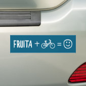 Fruita Colorado Plus Bikes Makes You Happy Bumpersticker (Op auto)