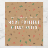 Fruitachtig wijnetiket wijn etiket (Enkel label)