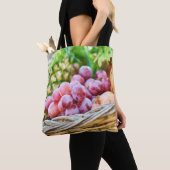 Fruitafbeelding op boodschappentas tote bag (Dichtbij)