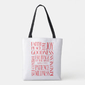 Fruitage of the Spirit Galatians 5 Tote Bag (Achterkant)