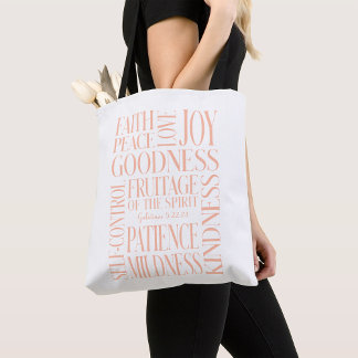Fruitage of the Spirit Galatians 5 Tote Bag