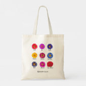 Fruitage of the spirit With Zinnias Tote Bag (Achterkant)