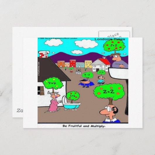 Fruitant en multiply Funding Briefkaart (Voorkant / Achterkant)