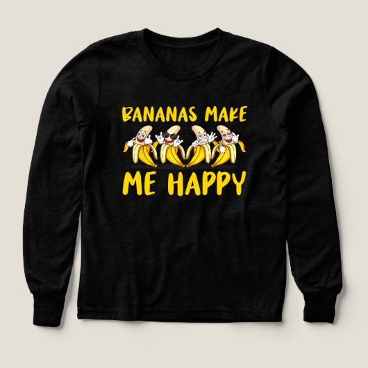 Fruitbananen maken me blij banaan (Voorkant)
