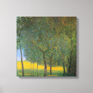 Fruitbomen door Gustav Klimt, Vintage Art Nouveau Canvas Afdruk