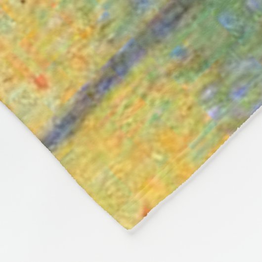 Fruitbomen, Gustav Klimt Fleece Deken (Hoek)