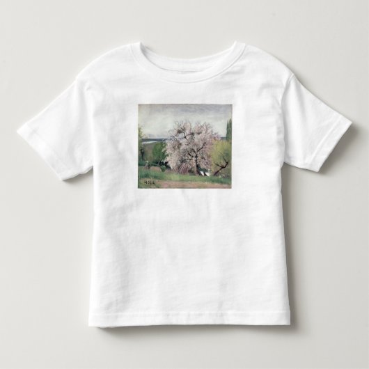 fruitbomen in Blossom, Bois-le-Roi Kinder Shirts (Voorkant)