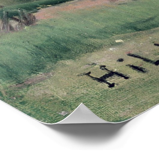 fruitbomen in Blossom, Bois-le-Roi Poster (Hoek)