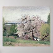fruitbomen in Blossom, Bois-le-Roi Poster (Voorkant)