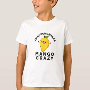 Fruitbonen maken een mango gekke grappige voedselp t-shirt