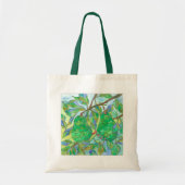 Fruitboom groene peren Waterverf Tote Bag (Voorkant)