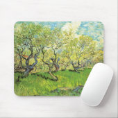 Fruitboomgaard in bloei door Vincent van Gogh Muismat (Met muis)