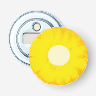 Fruitbriefje Flaconopener - Ananas Button Flesopener