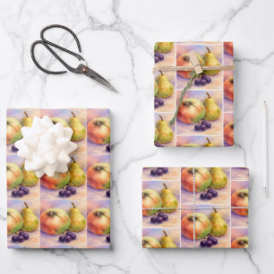 Fruitcadeauset fruitboom   Appels & peren set Inpakpapier Vel
