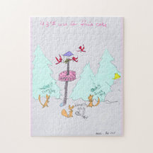 Fruitcake.. 11 x 14-inch puzzel voor kalmerende ui