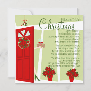 Fruitcake bij de deur kaart