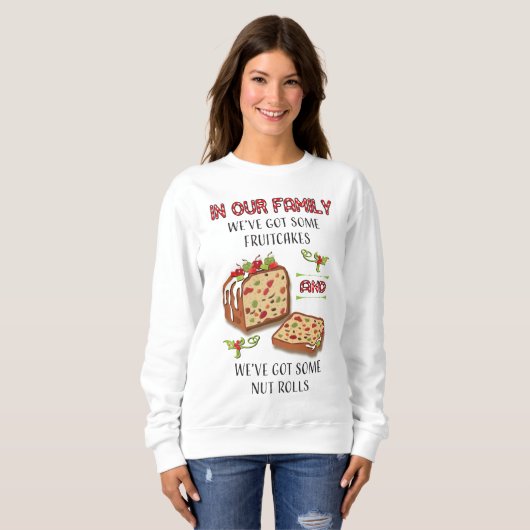 Fruitcake Family Ugly Kerstkeuken t-shirt (Voorkant volledig)