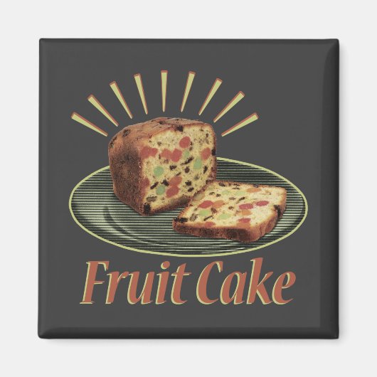 Fruitcake Fruit Cake Magneet (Voorkant)