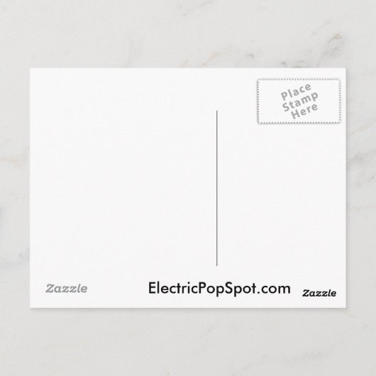 Fruitcake-fruitkool Briefkaart (Achterkant)