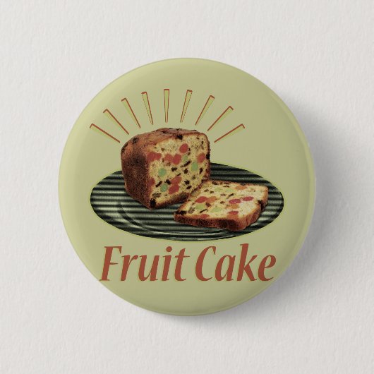 Fruitcake-fruitkool Ronde Button 5,7 Cm (Voorkant)