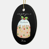 Fruitcake Funny Familienaam Keramisch Ornament (Links)