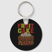 Fruitcake Funny Ugly Kerstmis Sleutelhanger (Voorkant)