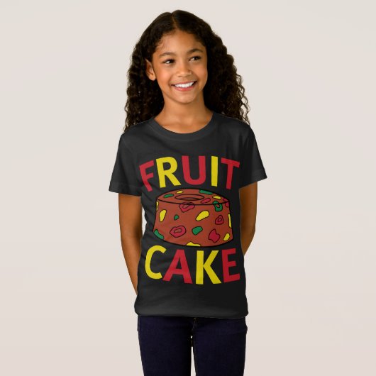Fruitcake Grappig Kerstmis T-shirt (Voorkant volledig)