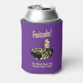 Fruitcake! Het snack Food of Jesus Birth Blikjeskoeler (Blikje Achterkant)