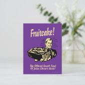 Fruitcake! Het snack Food of Jesus Birth Briefkaart (Staand voorkant)