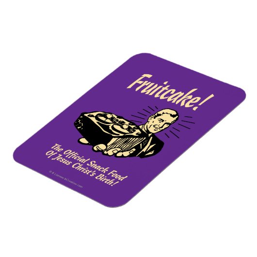 Fruitcake! Het snack Food of Jesus Birth Magneet (Linkerzijde)