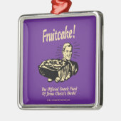 Fruitcake! Het snack Food of Jesus Birth Metalen Ornament (Links)