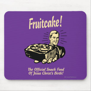 Fruitcake! Het snack Food of Jesus Birth Muismat