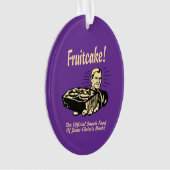 Fruitcake! Het snack Food of Jesus Birth Ornament (voorkant)