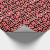 Fruitcake, kerstdessert cadeaupapier (Hoek)