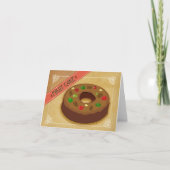 Fruitcake: Kerstkaart Feestdagen Kaart (Voorkant)