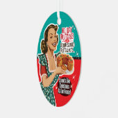 Fruitcake Lady Ornament (Voorkant links)