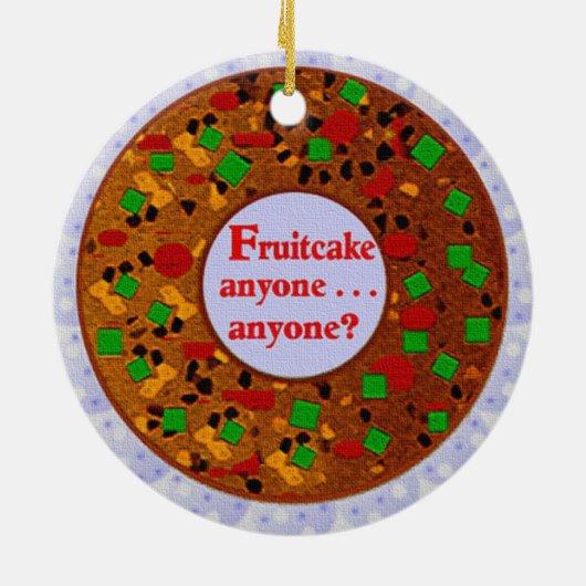 Fruitcake Ornament (Achterkant)