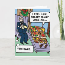 Fruitcake psychologie wenskaart