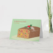 Fruitcake Vakantie Kaart (Voorkant)