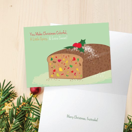 Fruitcake Vakantie Kaart