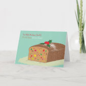 Fruitcake Vakantie Kaart (Voorkant)