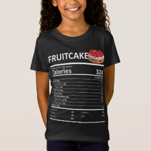 Fruitcake Voedingsfeiten Thanksgiving X - Mas T-shirt