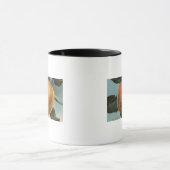 Fruitchroomlithograaf van White Winter Pearmain Mok (Midden)