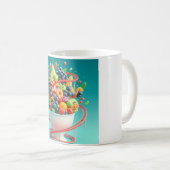 fruitcocktail koffiemok (Voorkant rechts)