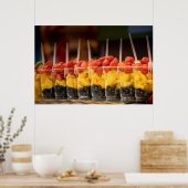 Fruitcocktails Poster (Keuken)