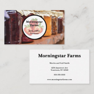 Fruitconserven Jam Gelei Fruitconserven Visitekaartje